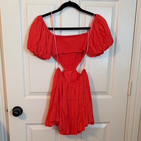 Trendy Boutique Orange Mini Dress - Picture 6 of 7